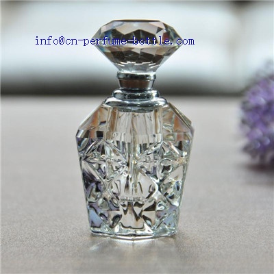 3D Shiny Diamond Crystals Portrait of Coco Perfume Bottle