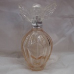 round shape perfume bottle with angel cap design