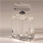 square crystal perfume bottle