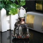 15ml crystal bottle with metal bottom