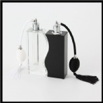 black crystal bottle with pump