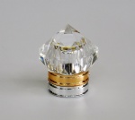 17.2mm crystal glass perfume bottle cap